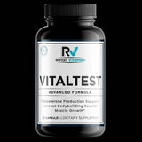 Vitaltest Daily Supplement - 60 Capsules bottle with blue RetailVitamin label